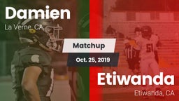 Matchup: Damien  vs. Etiwanda  2019