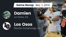 Recap: Damien  vs. Los Osos  2019