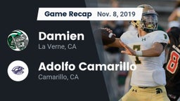 Recap: Damien  vs. Adolfo Camarillo  2019