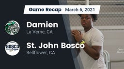Recap: Damien  vs. St. John Bosco  2021