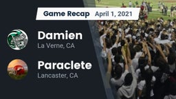 Recap: Damien  vs. Paraclete  2021