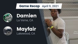 Recap: Damien  vs. Mayfair  2021