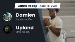 Recap: Damien  vs. Upland  2021
