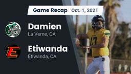 Recap: Damien  vs. Etiwanda  2021