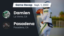 Recap: Damien  vs. Pasadena  2022
