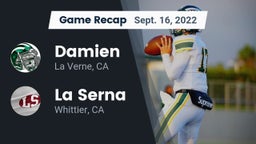 Recap: Damien  vs. La Serna  2022