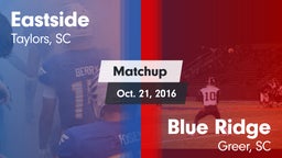 Matchup: Eastside  vs. Blue Ridge  2016