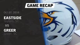 Recap: Eastside  vs. Greer  2016