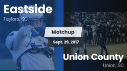 Matchup: Eastside  vs. Union County  2017