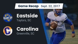 Recap: Eastside  vs. Carolina  2017