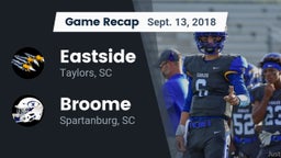 Recap: Eastside  vs. Broome  2018