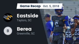 Recap: Eastside  vs. Berea  2018