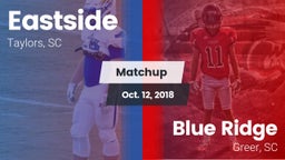 Matchup: Eastside  vs. Blue Ridge  2018