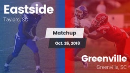 Matchup: Eastside  vs. Greenville  2018