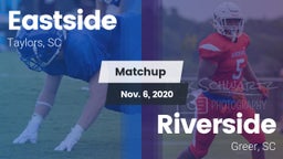 Matchup: Eastside  vs. Riverside  2020
