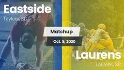Matchup: Eastside  vs. Laurens  2020