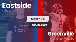 Matchup: Eastside  vs. Greenville  2020