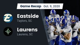 Recap: Eastside  vs. Laurens  2020