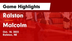 Ralston  vs Malcolm  Game Highlights - Oct. 18, 2022