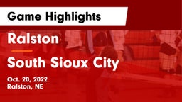 Ralston  vs South Sioux City  Game Highlights - Oct. 20, 2022