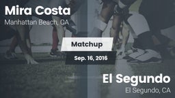 Matchup: Mira Costa High vs. El Segundo  2016