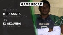 Recap: Mira Costa  vs. El Segundo  2016