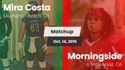 Matchup: Mira Costa High vs. Morningside  2016