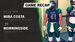 Recap: Mira Costa  vs. Morningside  2016