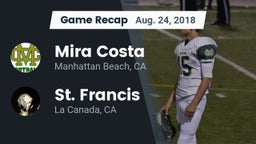 Recap: Mira Costa  vs. St. Francis  2018