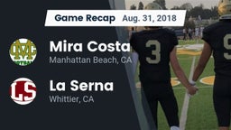 Recap: Mira Costa  vs. La Serna  2018