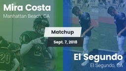 Matchup: Mira Costa High vs. El Segundo  2018