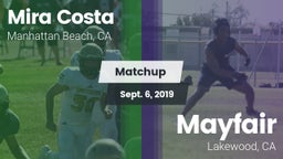 Matchup: Mira Costa High vs. Mayfair  2019