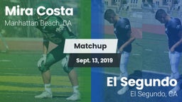 Matchup: Mira Costa High vs. El Segundo  2019