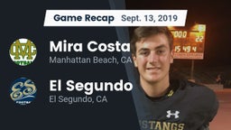 Recap: Mira Costa  vs. El Segundo  2019