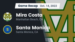 Recap: Mira Costa  vs. Santa Monica  2022
