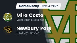Recap: Mira Costa  vs. Newbury Park  2022
