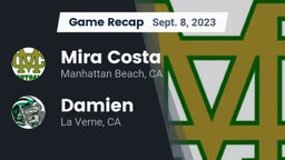 Recap: Mira Costa  vs. Damien  2023