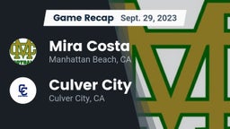 Recap: Mira Costa  vs. Culver City  2023