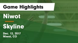 Niwot  vs Skyline  Game Highlights - Dec. 12, 2017