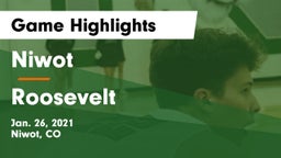 Niwot  vs Roosevelt  Game Highlights - Jan. 26, 2021