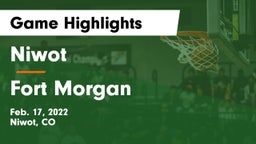 Niwot  vs Fort Morgan  Game Highlights - Feb. 17, 2022