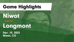 Niwot  vs Longmont  Game Highlights - Dec. 19, 2023