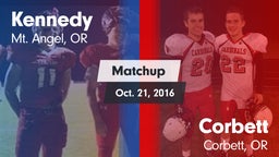 Matchup: Kennedy  vs. Corbett  2016