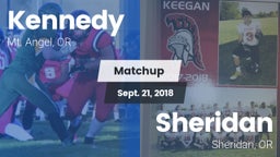 Matchup: Kennedy  vs. Sheridan  2018