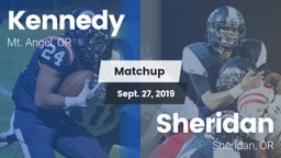 Matchup: Kennedy  vs. Sheridan  2019