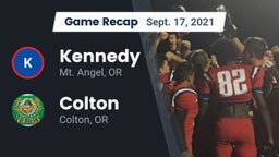 Recap: Kennedy  vs. Colton  2021