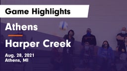 Athens  vs Harper Creek  Game Highlights - Aug. 28, 2021