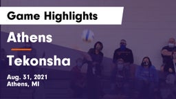 Athens  vs Tekonsha Game Highlights - Aug. 31, 2021