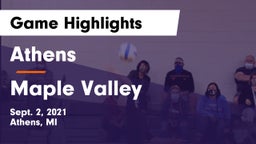 Athens  vs Maple Valley Game Highlights - Sept. 2, 2021