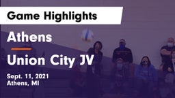Athens  vs Union City JV Game Highlights - Sept. 11, 2021
